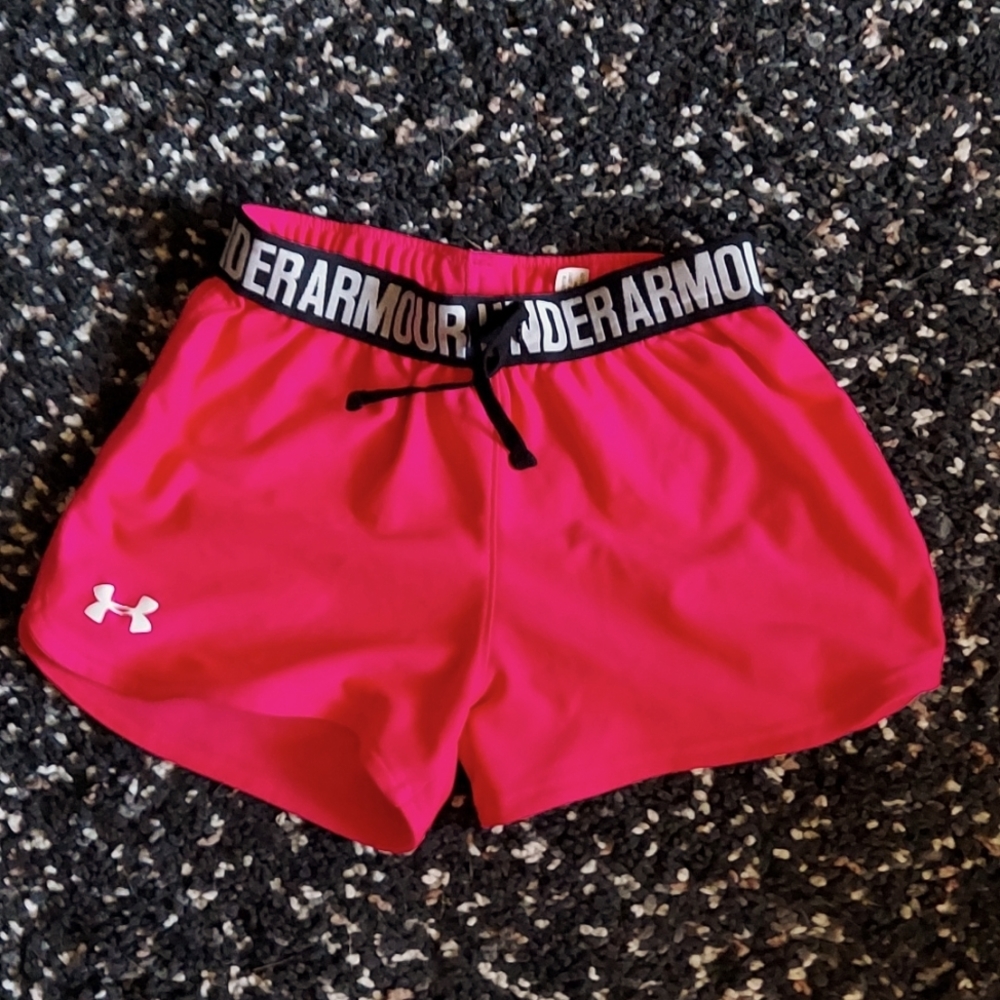 Under armor Pink  Youth small Shorts